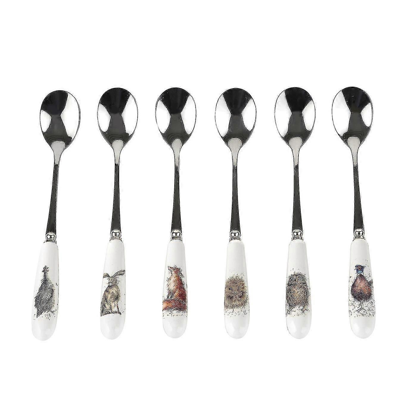 Royal Worcester Wrendale Teaspoons Set of 6