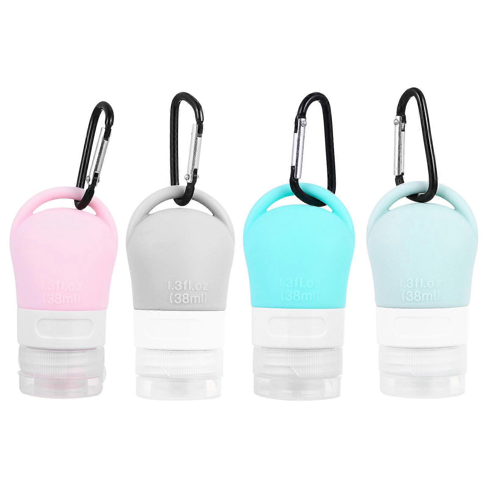 Subpackaging Bottle 4Pcs Travel Squeeze Bottles For Liquids Compact Design Leak-Proof Easy Storage Assorted Color