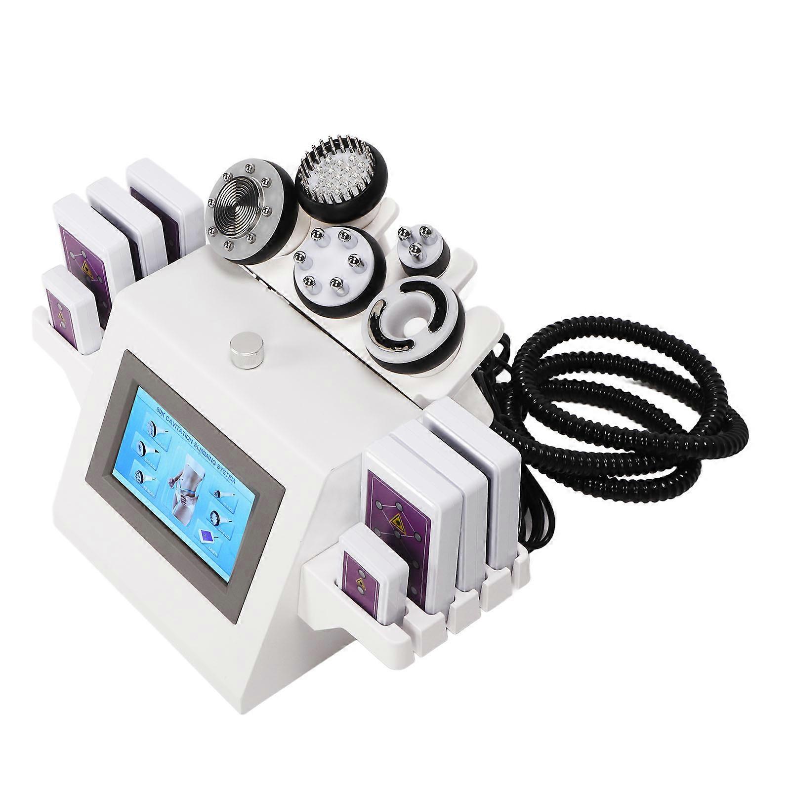 80KHz 6-in-1 Cavitation Machine Body Shaping Fat Loss US Plug