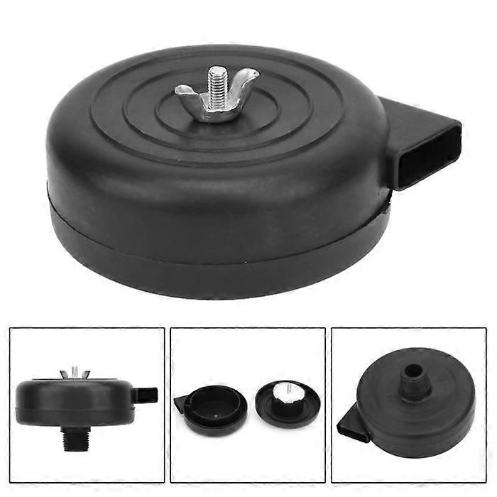 1/2PT Plastic Air Compressor Muffler - Black - Eliminates Aerodynamic Noise