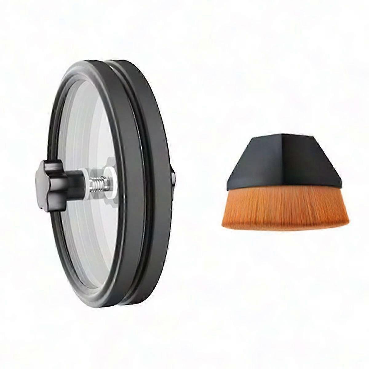 Vinyl Record Cleaner Clamp, Label Saver Protector, Waterproof Acrylic Cleaning Tool