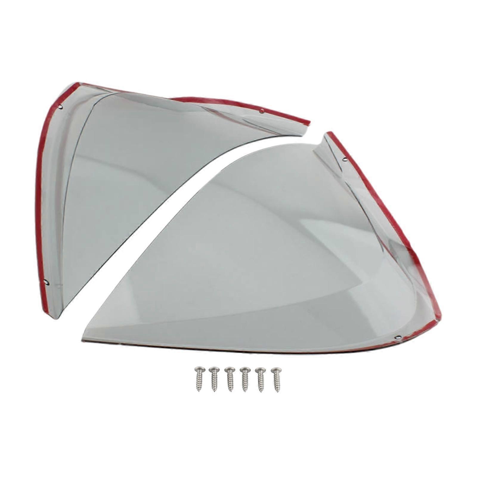 2Pcs Motorcycle Leg Wind Guards, Left and Right Windshield, Easy Installation