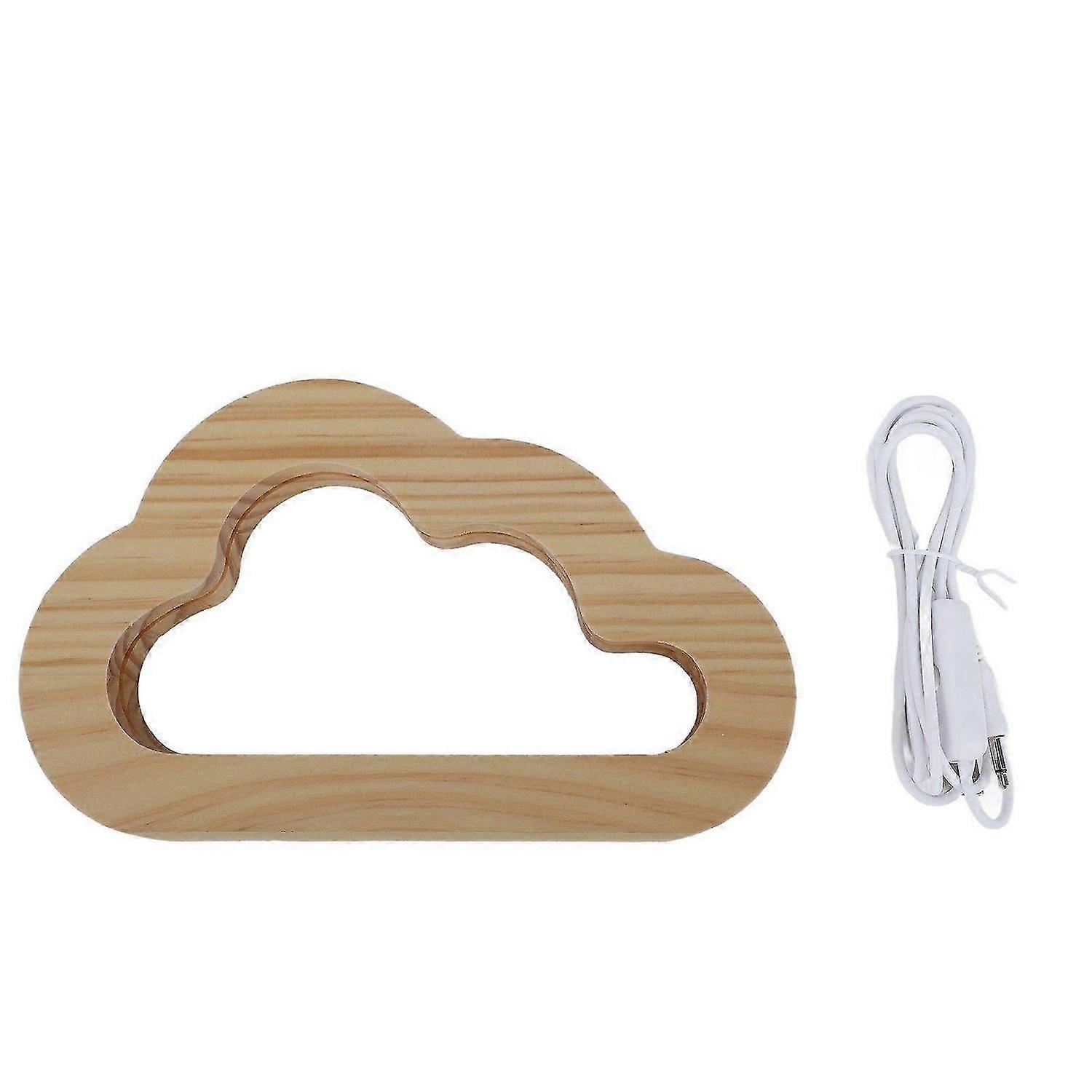 2025 最新モデル木彫りランプ木製中空デザイン USB 電源埋め込み