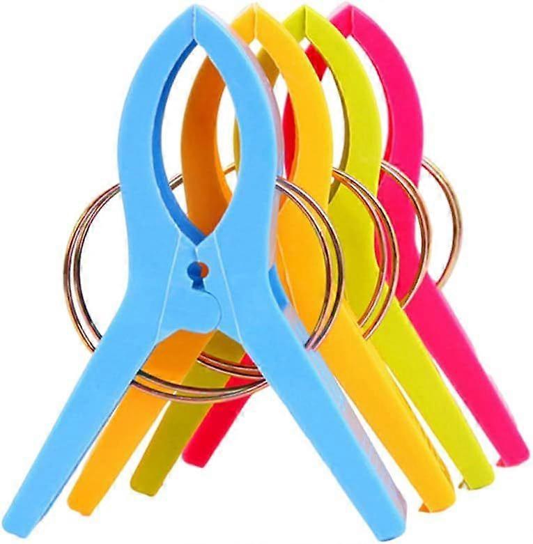 8 Pack Plastic Quilt Clips Clothes Sock Clips Windproof Swimming Pool Holder