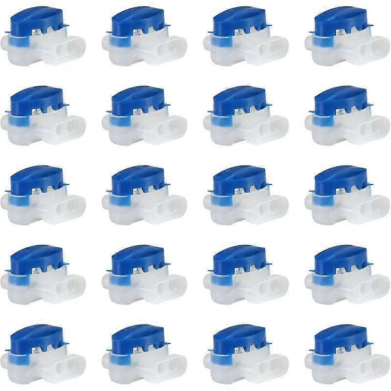 20 Pcs Resin Filled Cable Connectors for Robot Lawn Mower