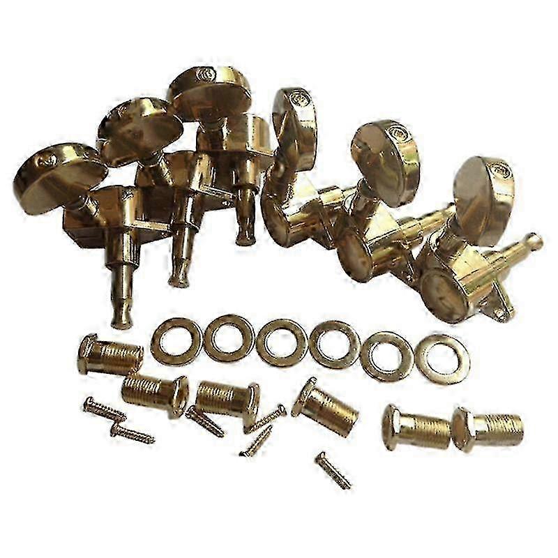 6Pcs Grade Guitar String Knob for String Winder Tuners Machine Heads for Acoustic Electric Guitar Edition 2025