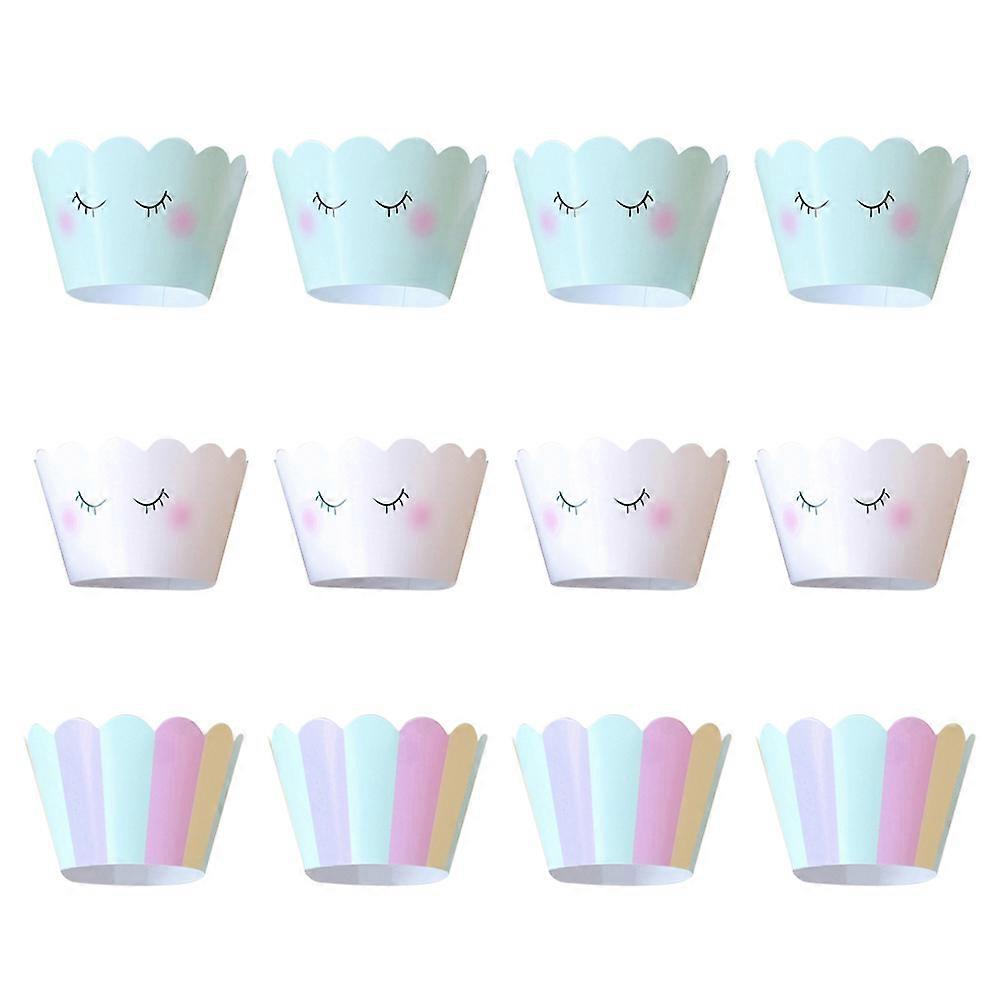 Cake Wrappers Paper Cake Decor for 36Pcs Wrapping Aprons Use