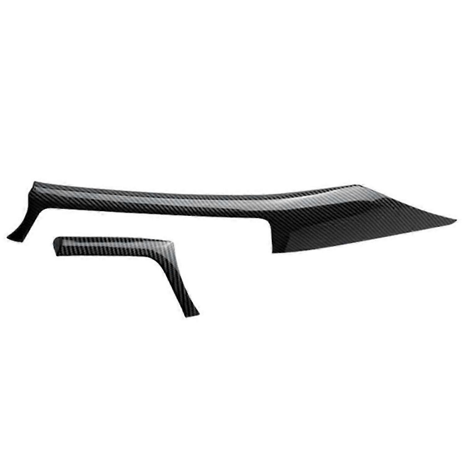 For 3 4 Series F30 F31 F32 F34 2013-2019 Carbon Fiber Central Dashboard Strip Trim+Left Air Vent Out