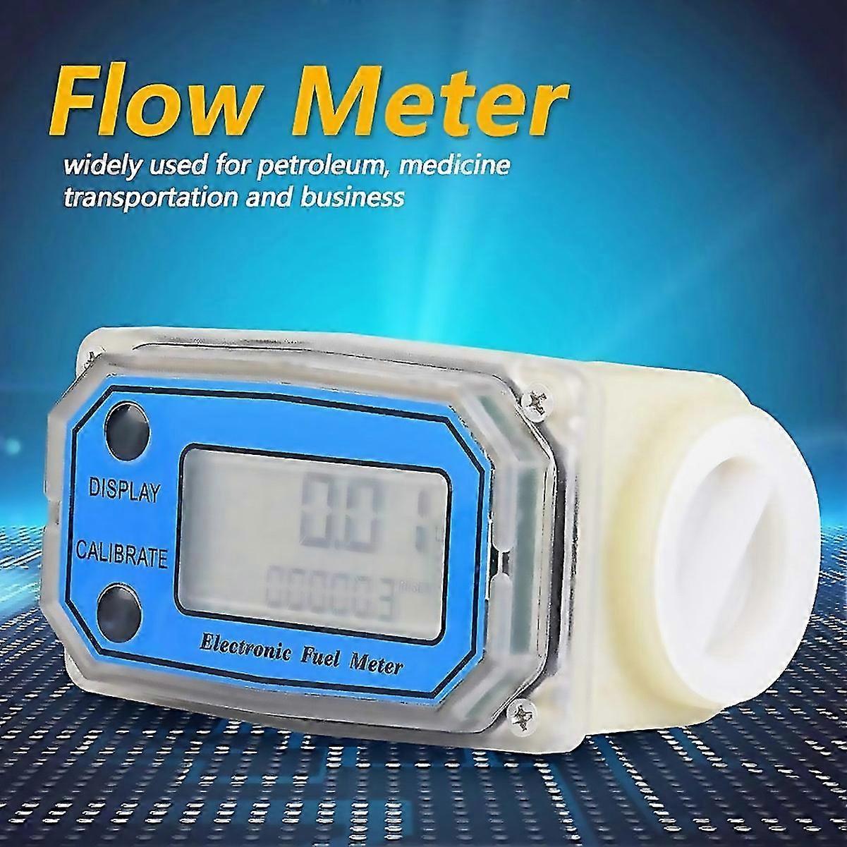 For Mini Digital Turbine Flow Meter Fuel Flow Meter Turbine Flowmeter For Chemicals Water Sea Liquid