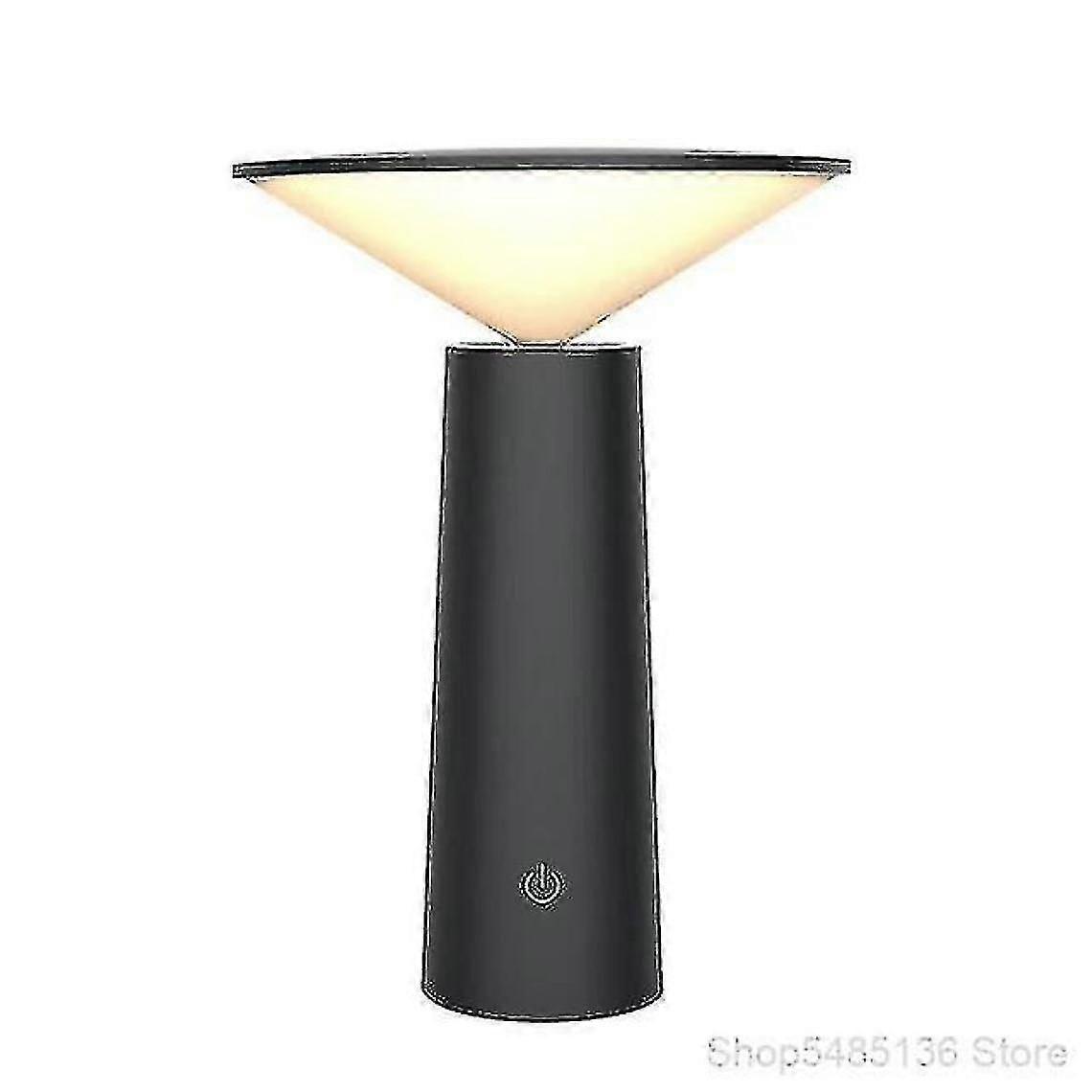 Touch Led Usb Rechargeable Desk Lamp (black)