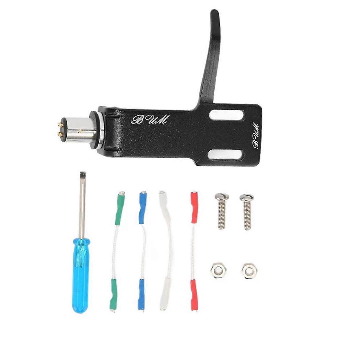 U4LD Universal Turntable Player Headshell Mount Replacement Record Player LP Vinyl Stylus Needle Ho