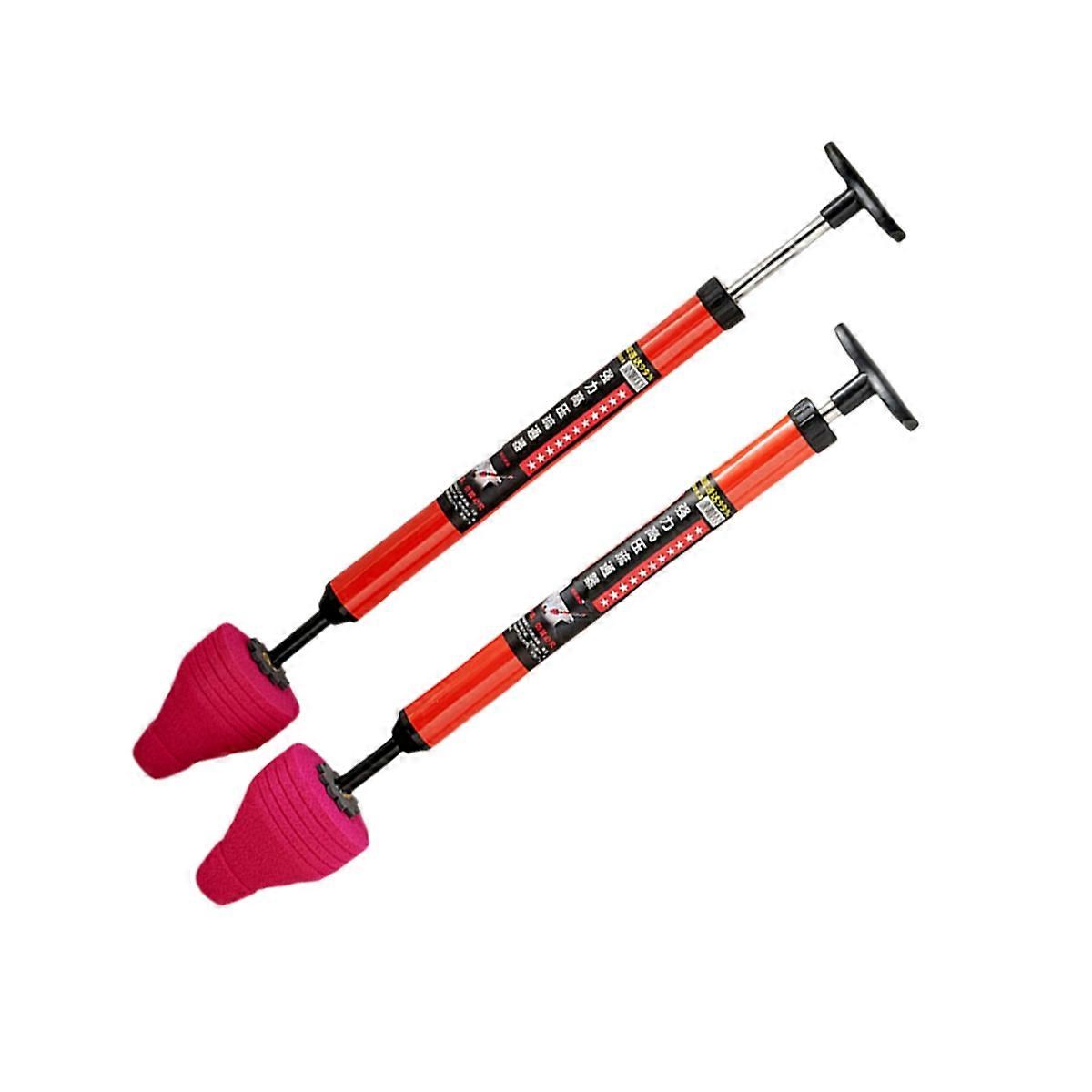Unblock Toilet High Pressure One S Toilet Pipe Plunger Cleaner Silicone Quickly Home Toilet Sewer Dredging Plunger2pc