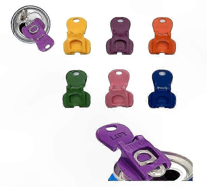 Easy Tab Opener & Drink Protector, 6/12/24pcs Plastic Jar Openers Tool for Beer Cans and Bottles