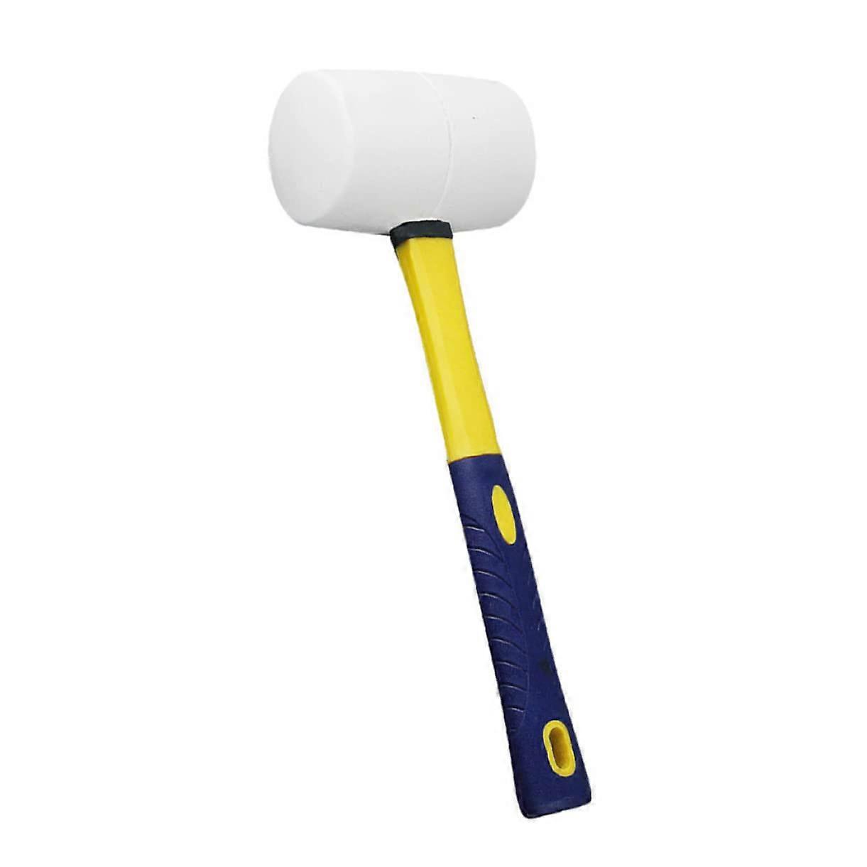 Jewelry Hammer Rubber Head Fiber Handle Easy To Use Size 1 Stable Connection Jewelry Making Tool