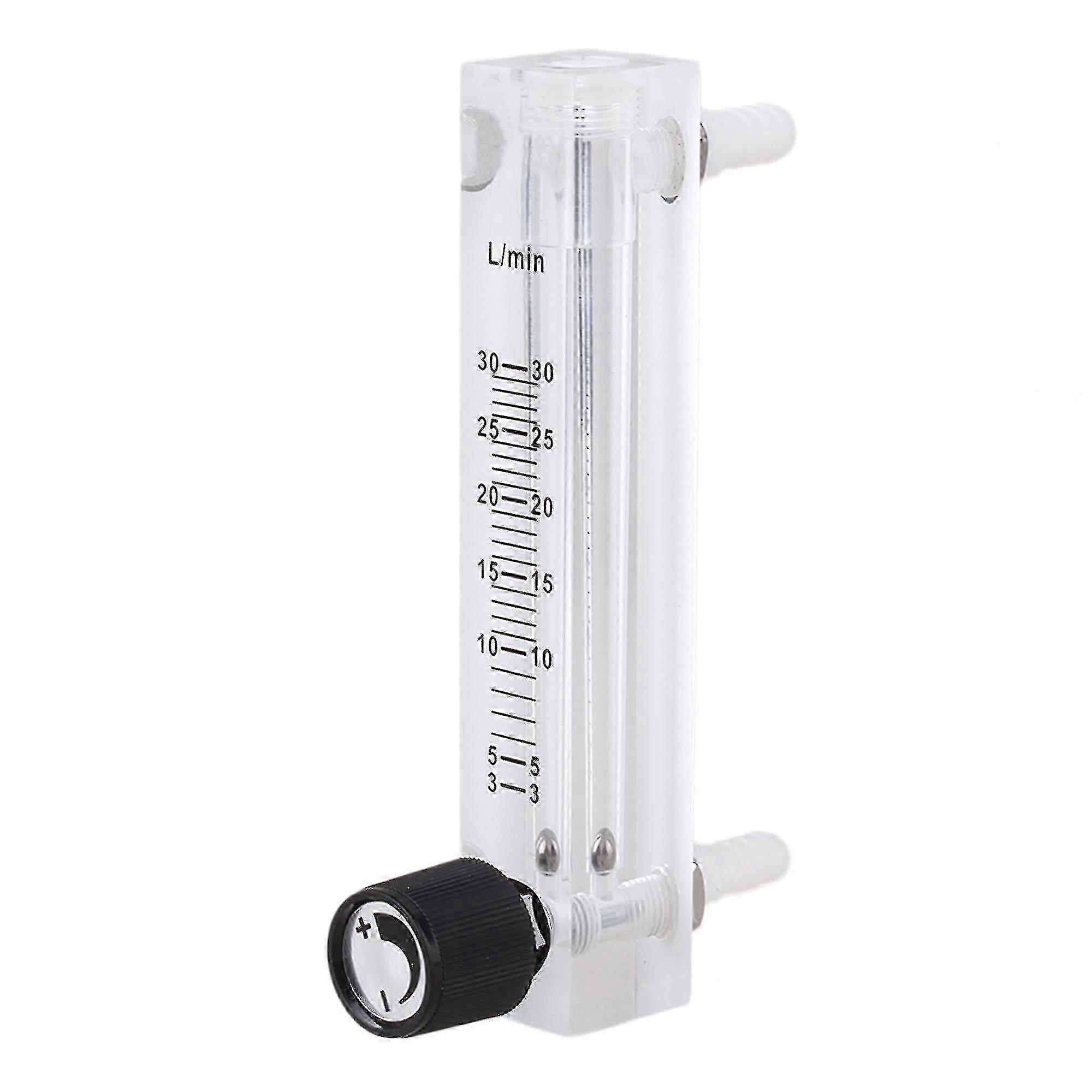 Oxygen Flowmeter Lzq-7 3-30LPM featuring a Gas Valve for Air and Oxygen