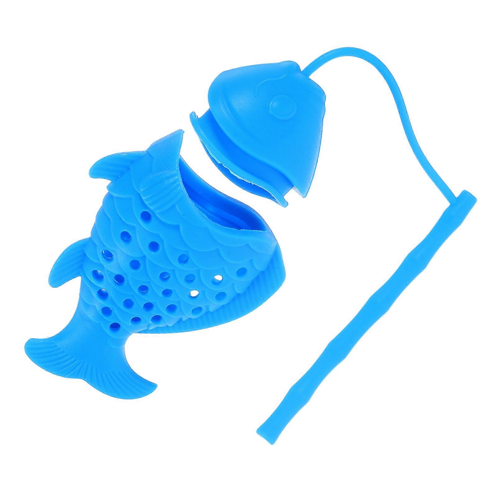 Tea Filter Infuser Silicone Fish Tea Strainer for One Piece Use
