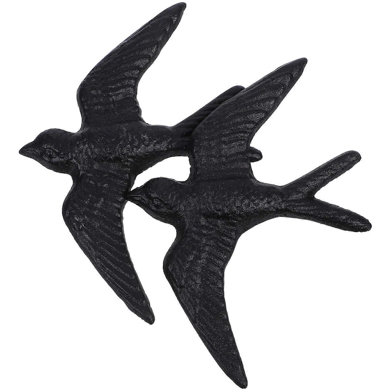 Rustic Cast Wall Sculptures for Decoration 8Pcs Set