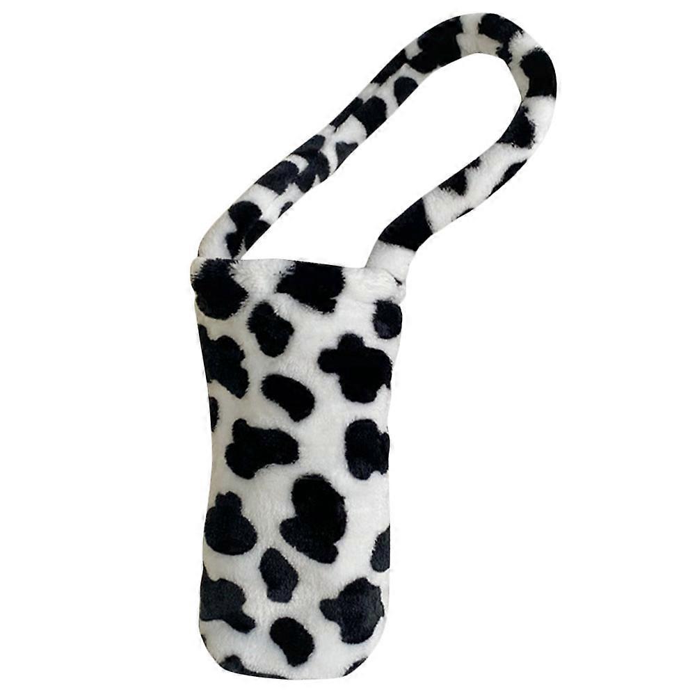 Cow Printed Water Bottle Sleeve for Storage Use 4Pcs Portable Pouch