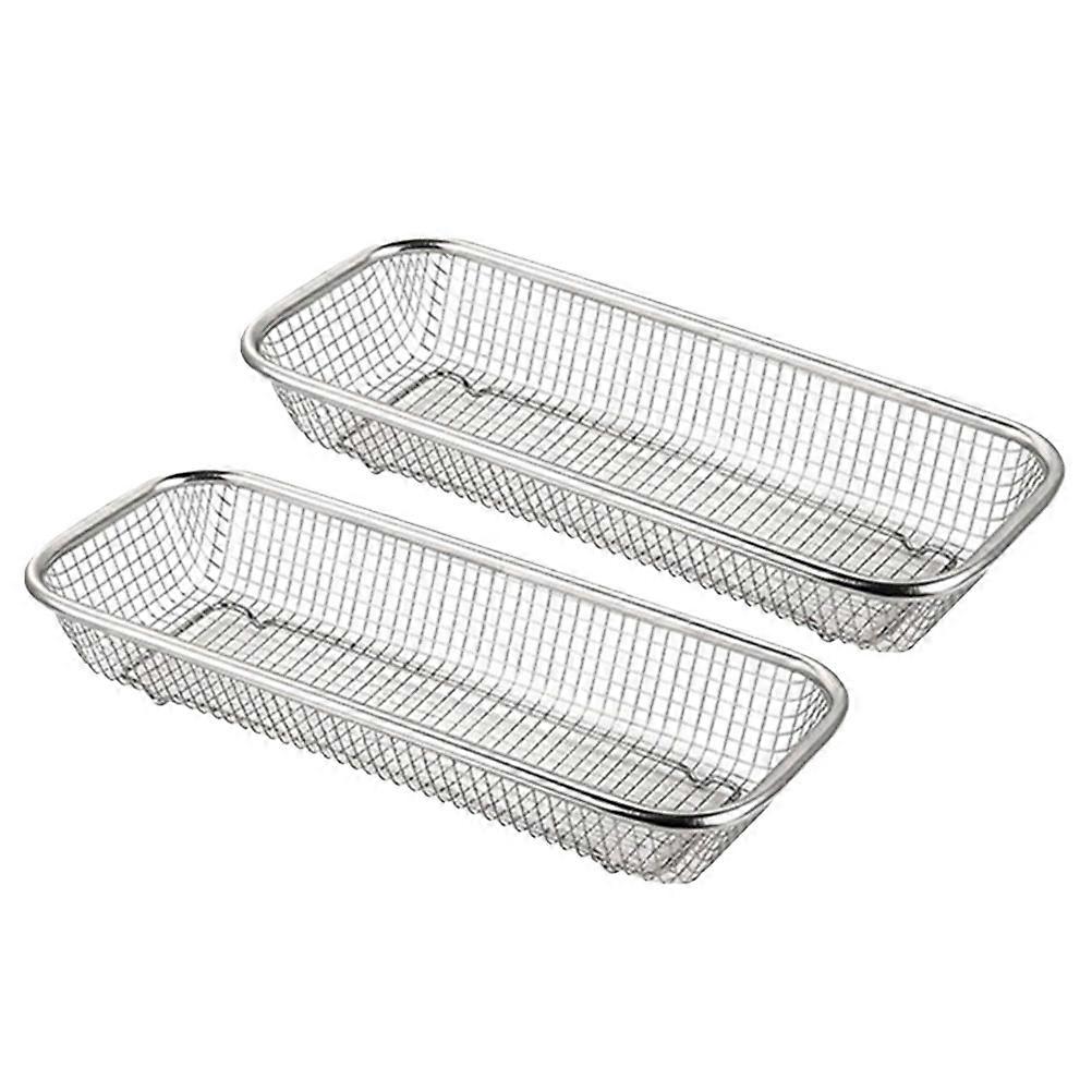 Dishwasher Silverware Basket Storage Solution For Home Use 12.2x5.1x4.3in Drainage 4Pcs
