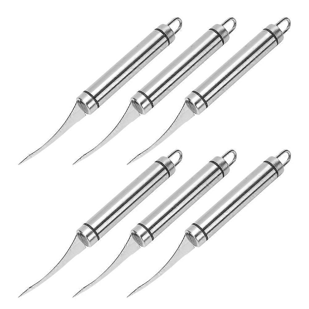 Seafood Cleaning Shrimp Opener with Material for Home Kitchens and Professional Chefs in Silver Color - Ergonomic Design with 30 Pcs