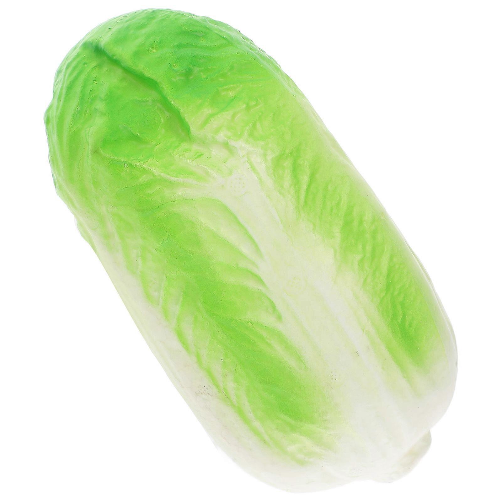 Artificial Cabbage 4Pcs for Decoration Fake Vegetable Photo Simulation