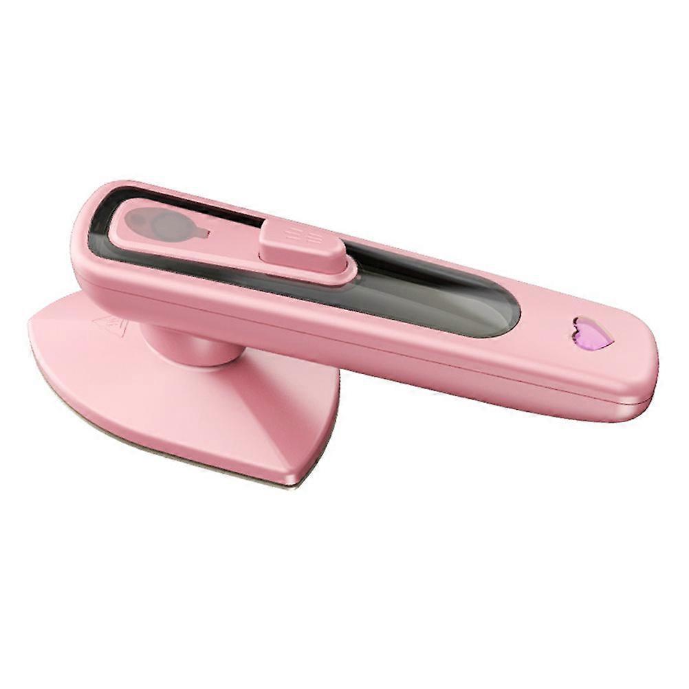 Portable Electric Handheld Iron for Home Use 4Sets Pink Clothes Iron