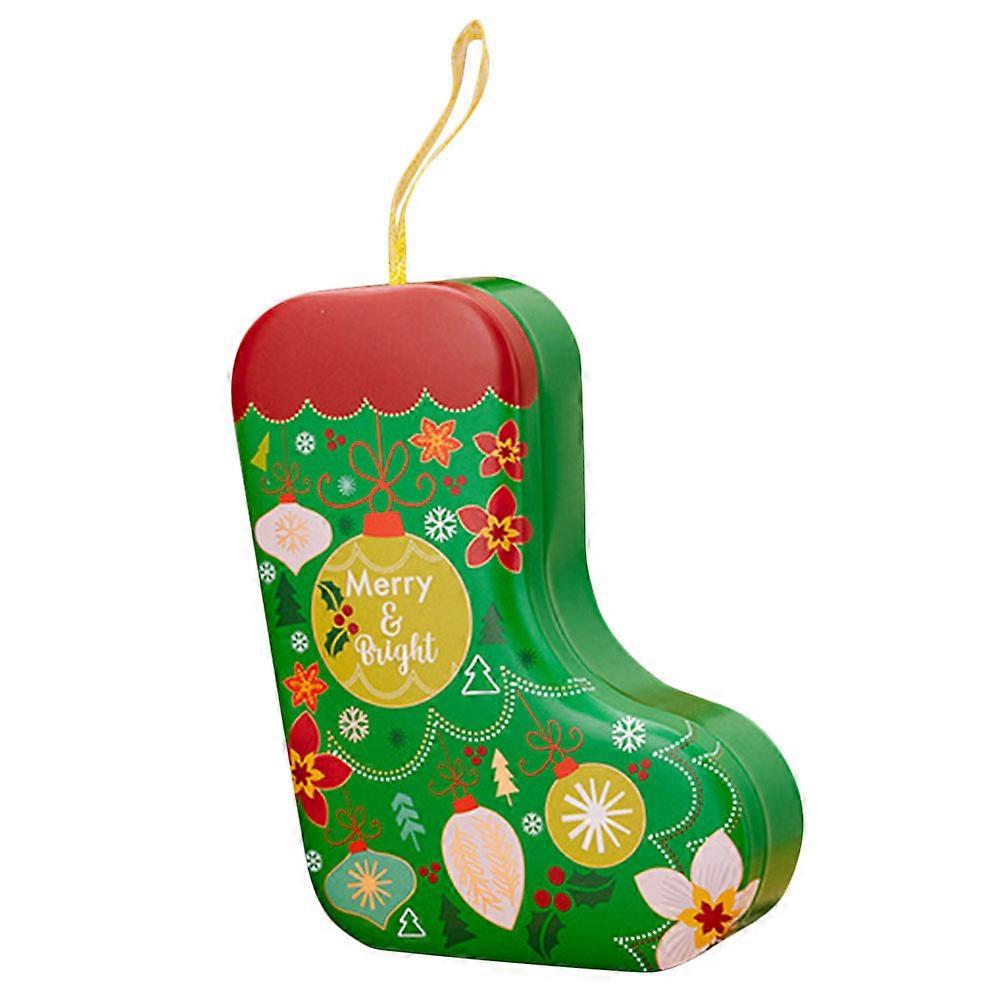 Christmas Cookie Tins Tinplate Box for Candy Storage 5Pcs Multi Use