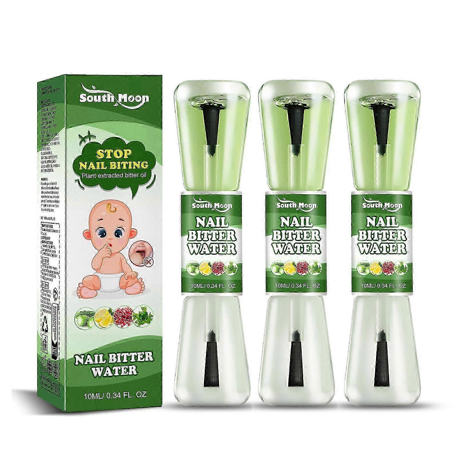 3x No Bite Stop Nehty Biting Bitter Netoxická péče o nehty proti kousání pro děti 2025