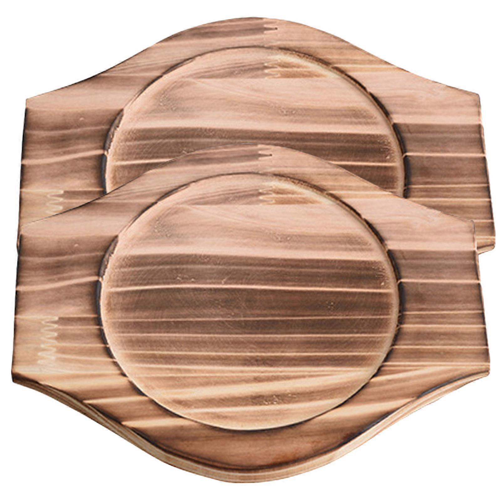 Multi-Function Casserole Holder Wooden Pot Mats for Household Use 4Pcs
