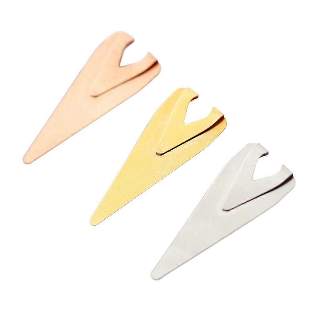 Mini Bookmark Hollow Metal Pointer Creative Bookmark for School Use 18Pcs