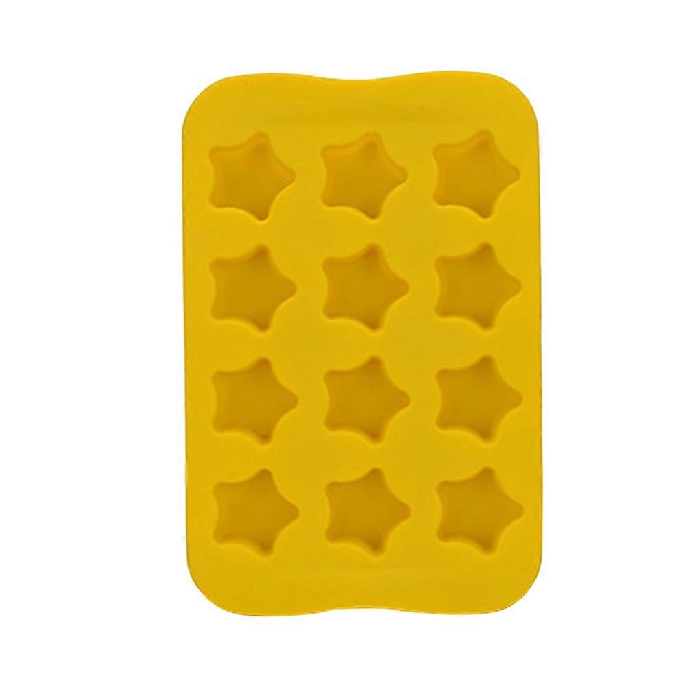 Ice Making Shaped for Ice Making 3Pcs Yellow Silicone Mold