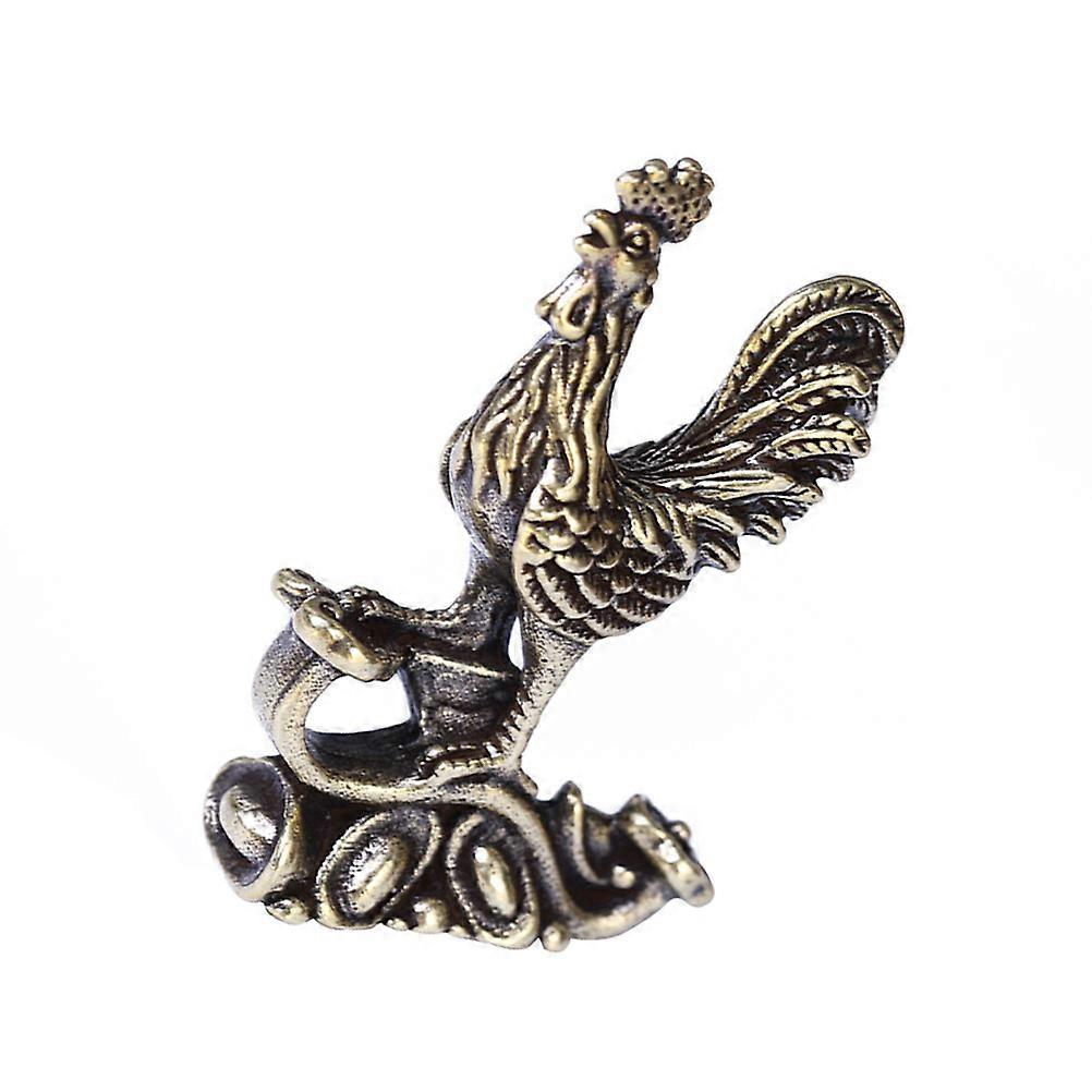 Rooster Adornment for Decor 2Pcs Office Decoration