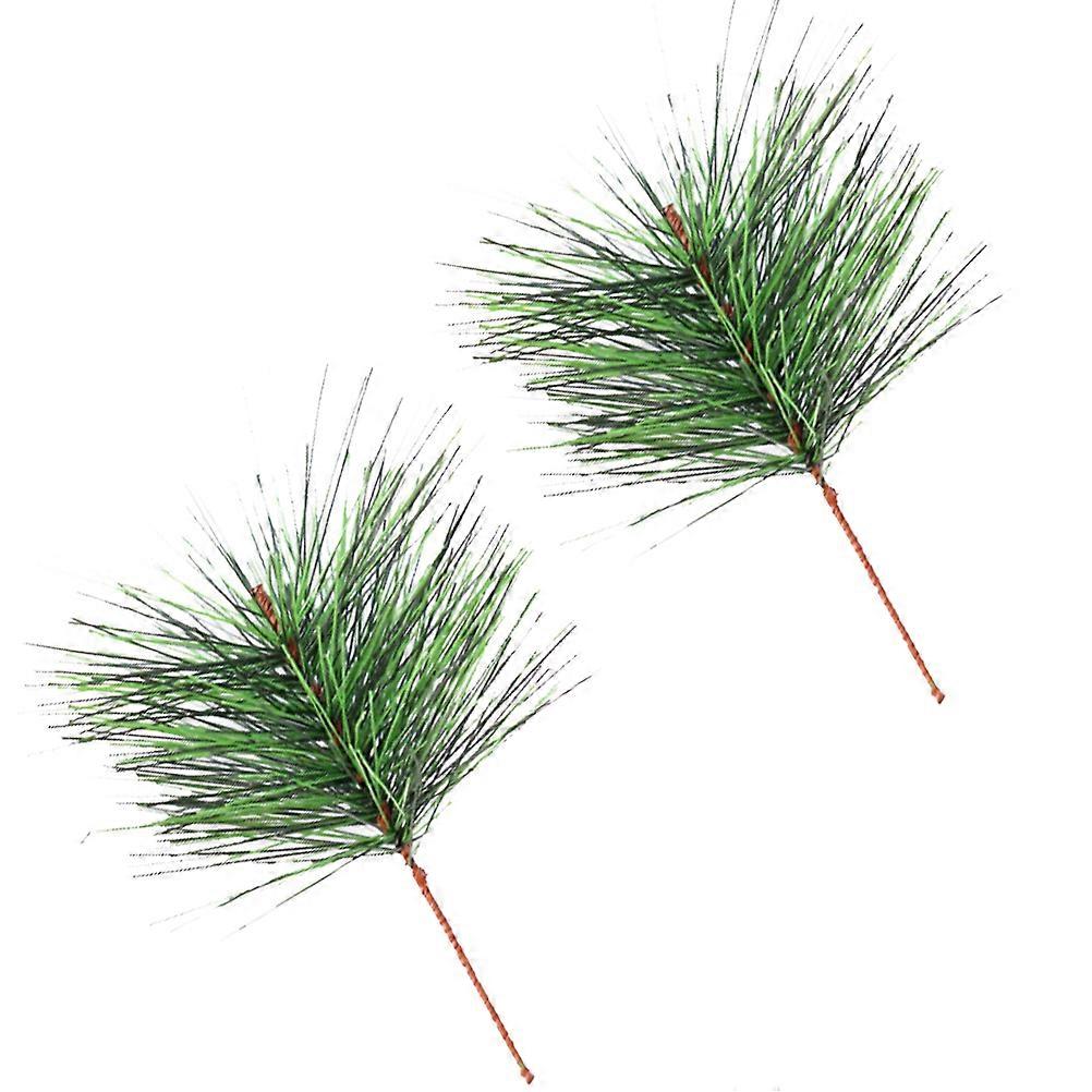 Christmas Tree Pendent Simulation Artificial Pine Needles for Decor 40Pcs