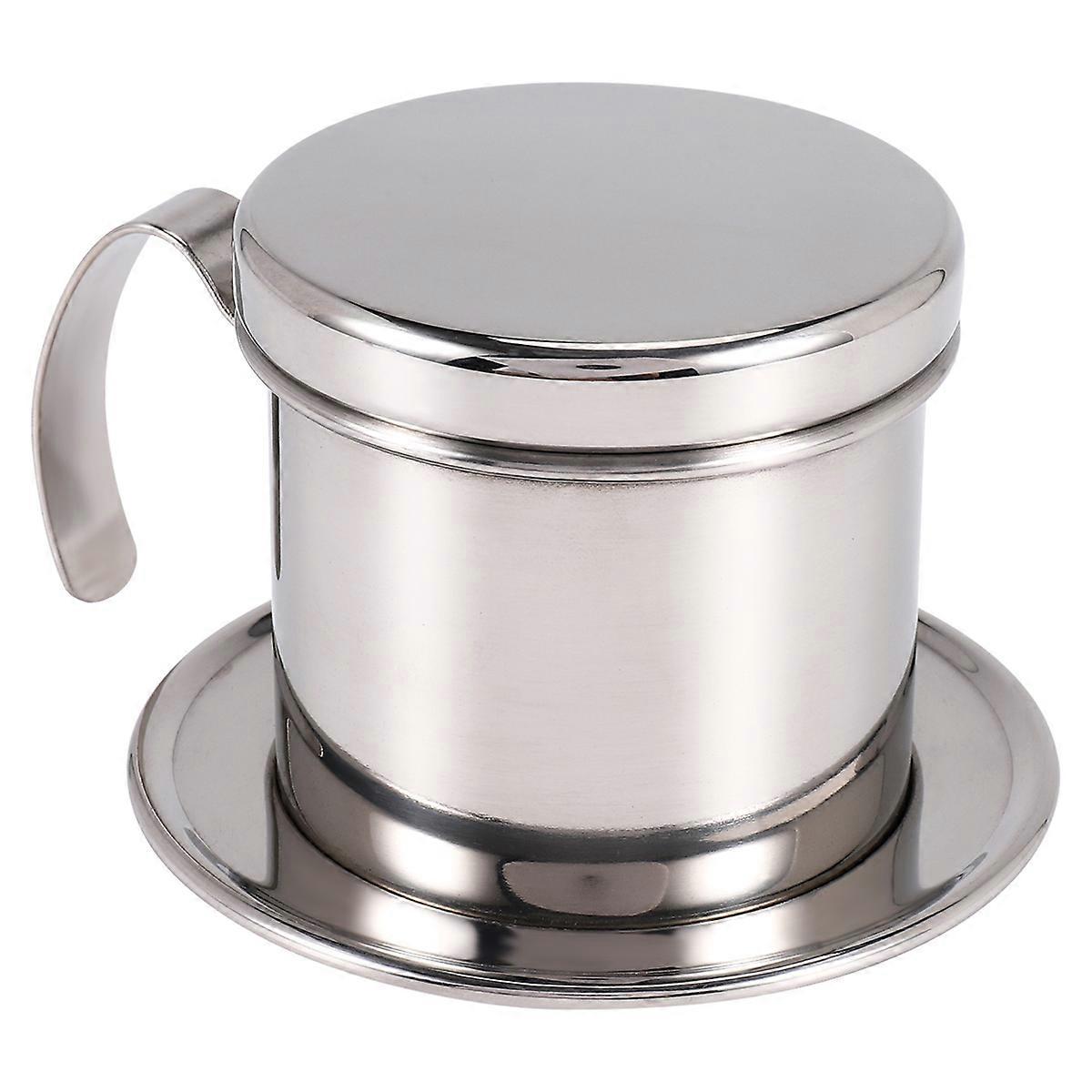 Vietnamese Coffee Filter Portable Coffee Maker Reusable Phin Infuser Strainer Pot Coffee Drip Brewer