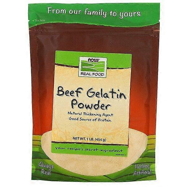 NOW Foods, Real Food, Gelatina in polvere di manzo, 454 g (1 lb)