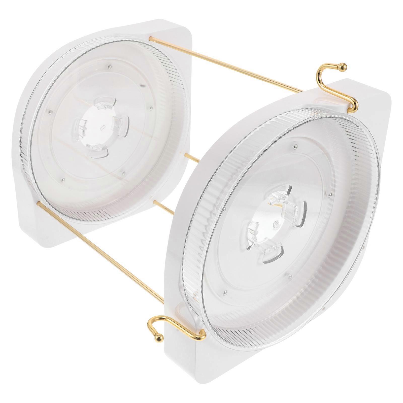 Makeup Organizer Cosmetic Storage Rack for Vanity with Rotating Function