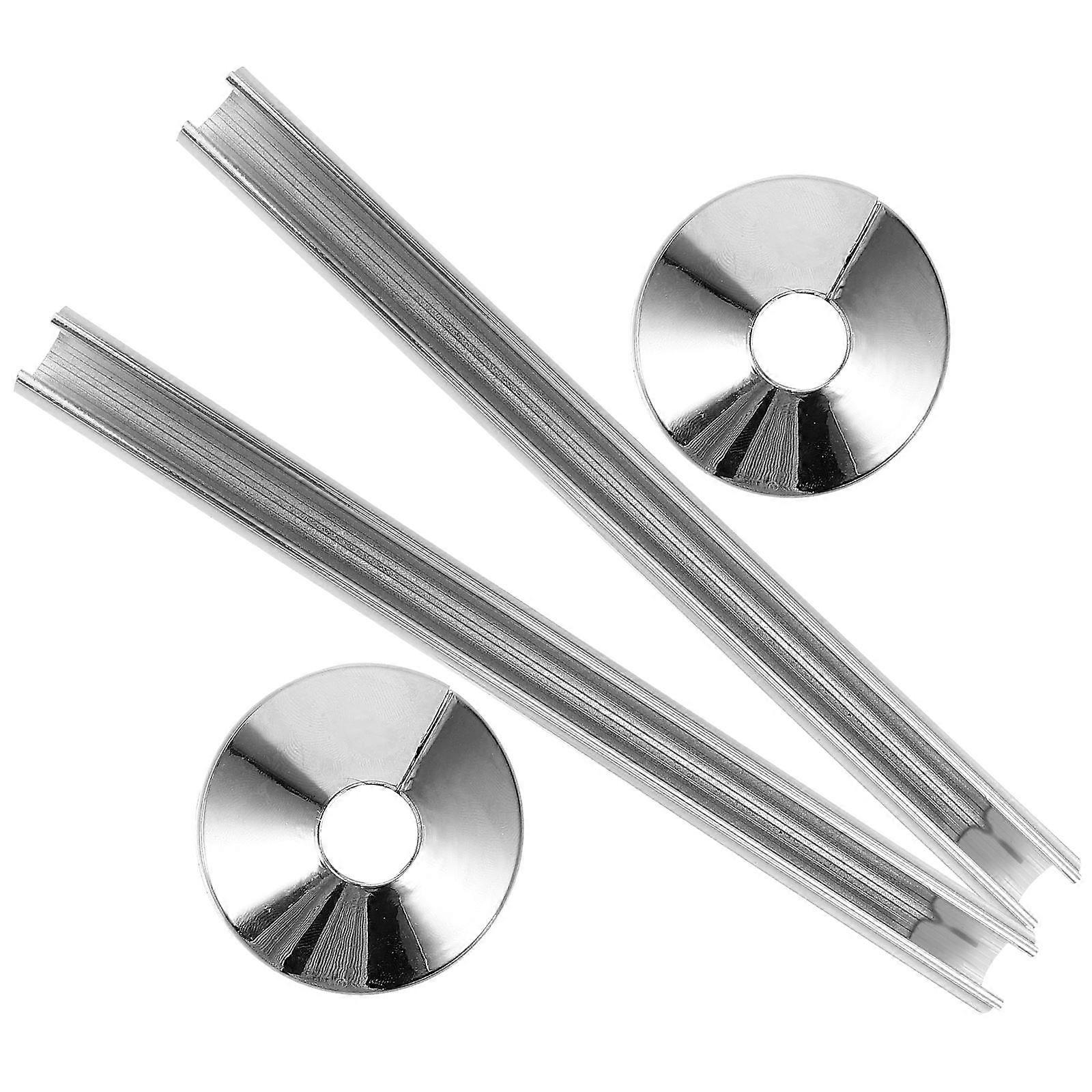 Plastic Water Pipe Cover Radiator Collar Escutcheon Replacement 10Sets