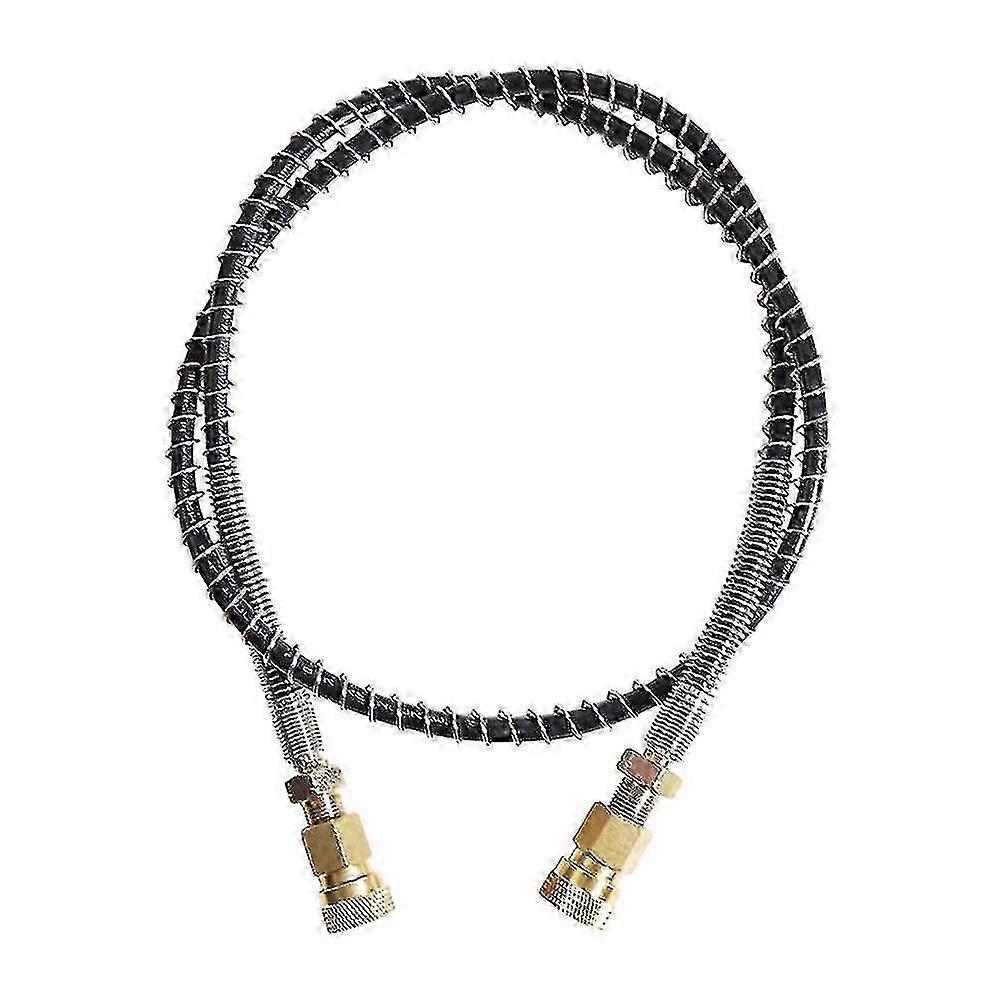 High Pressure Hose With Spring Wrapped 100cm Long Pcp Pneumatics Air Refilling Pump Nylon Black Hos 25-26