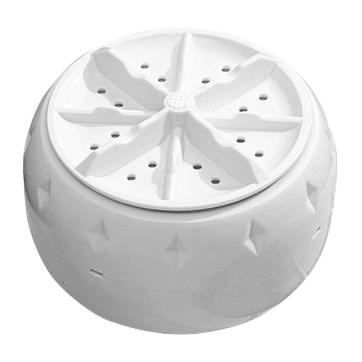 Washing Machine Portable Washer Sink Compatible Ultrasonic Laundry Washer White Plastic
