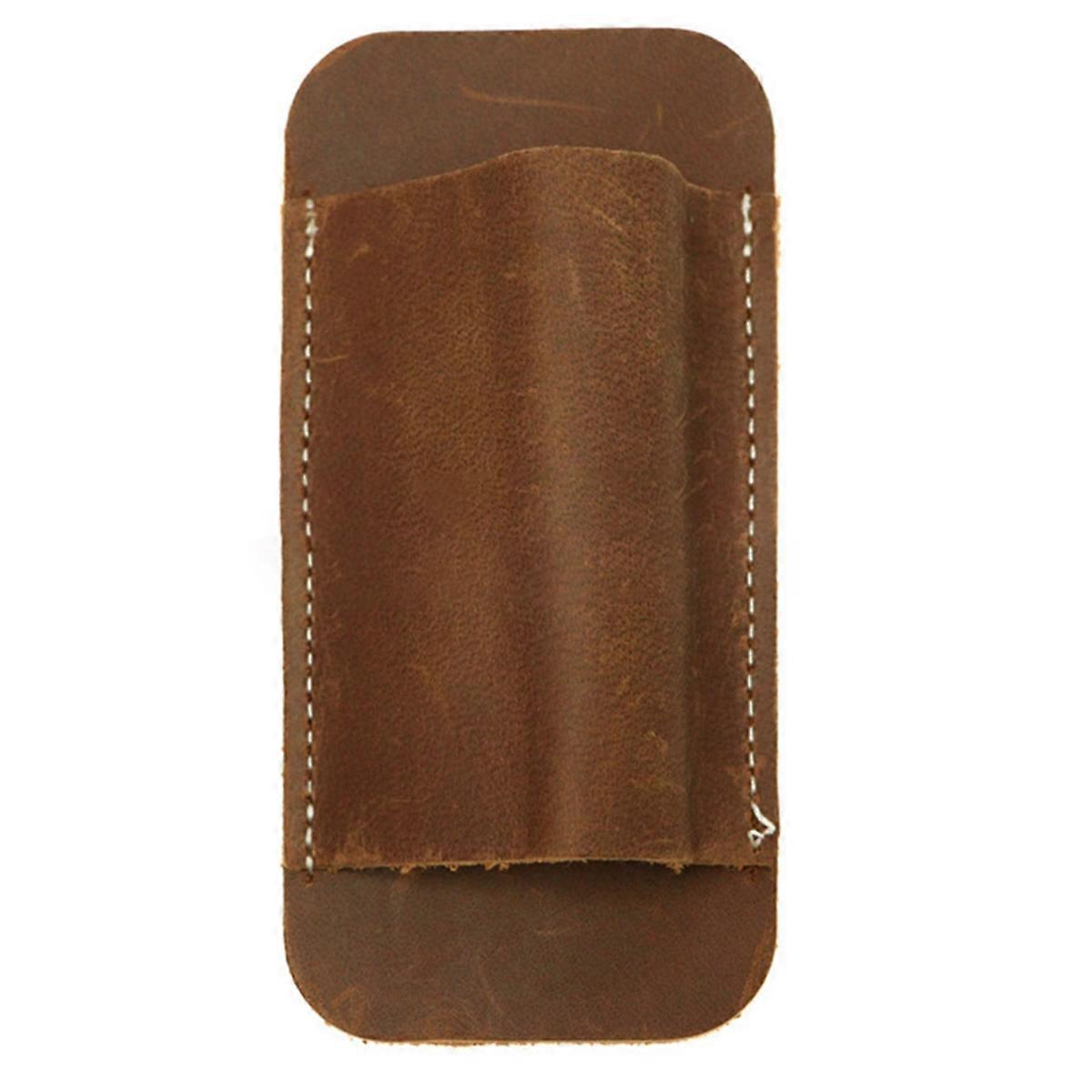 Retro Gürtel trägt Leder Messer Scheide Horizontal, Leder Tasche Messer Scheide für Gürtel Braun