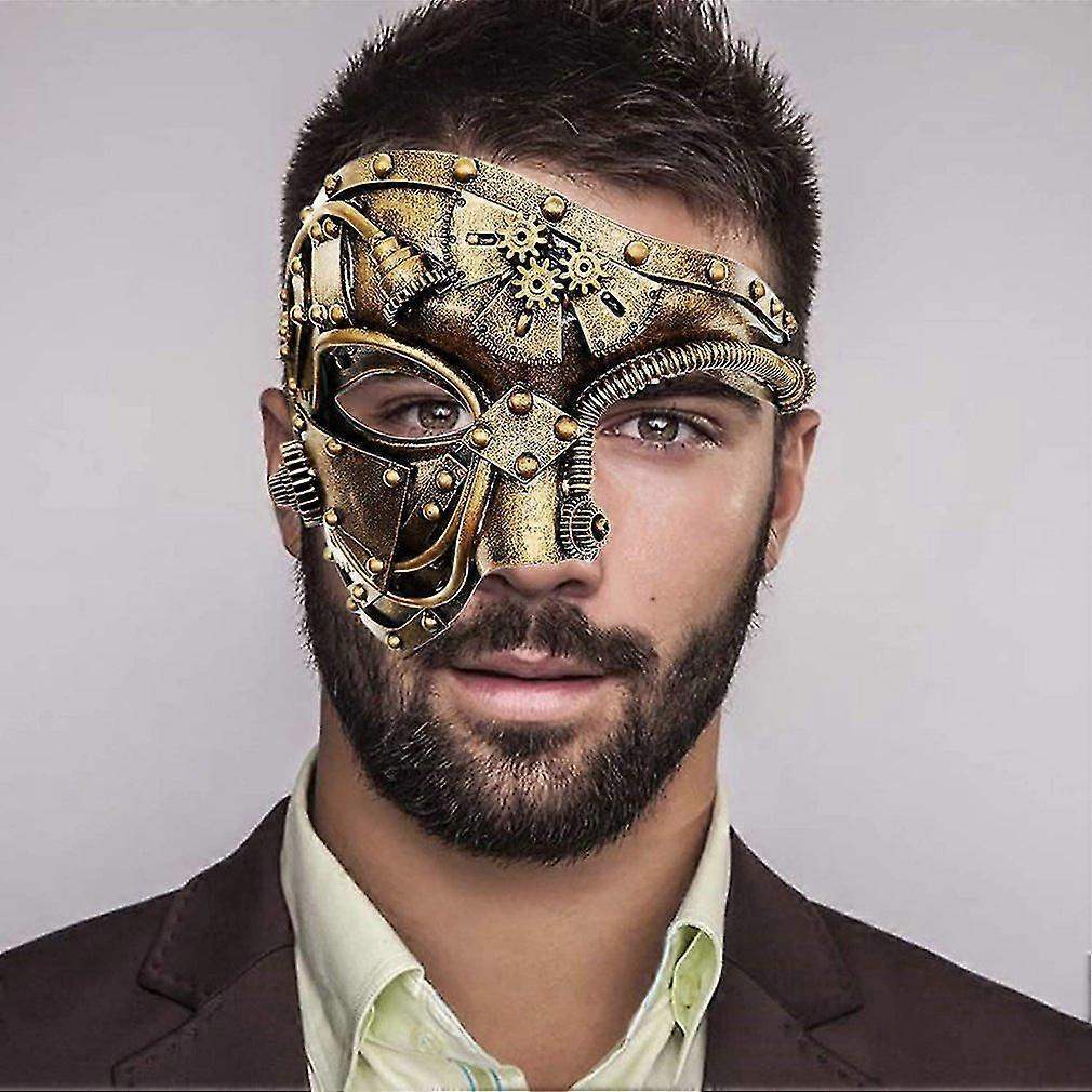 thumbnail image 2 of Steampunk Victorian Phantom Venetian Masquerade Mardi Gras Mask - Adult Unisex Costume Accessory 2 of 2