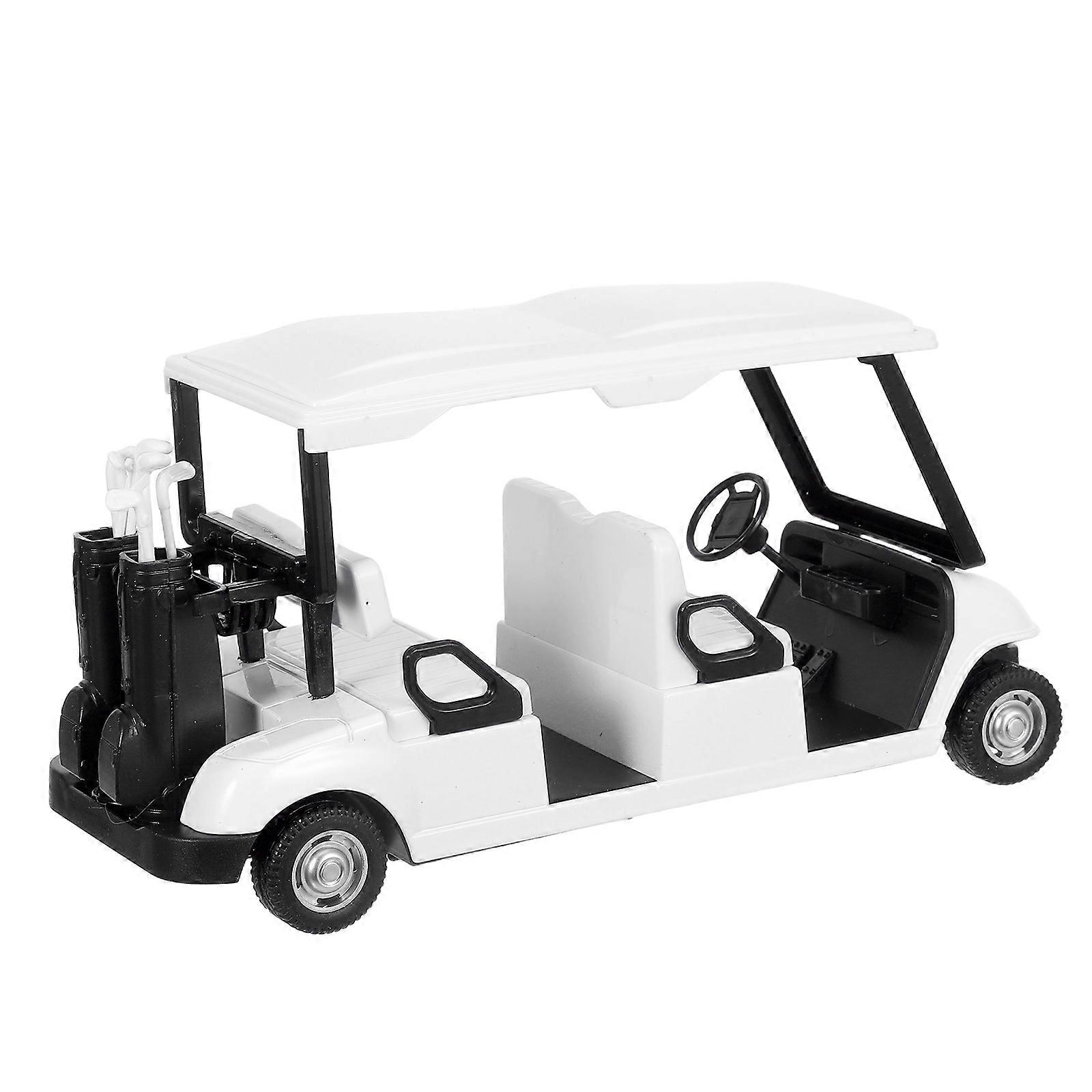 Pullback Toy Vehicle Mini Diecast Golf Cart Collectible 2Pcs Package