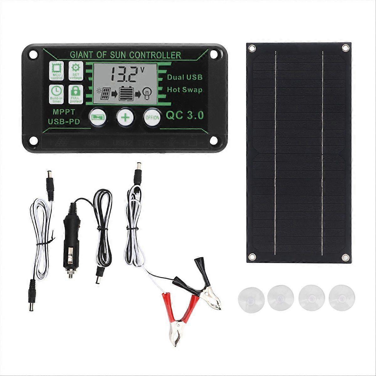 600W Solar Panel Kit with 100A Charge Controller Solar Charging