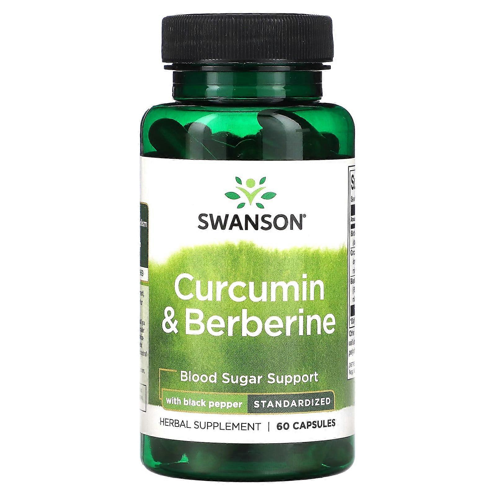Curcumin & Berberine with Black Pepper, 60 Capsules