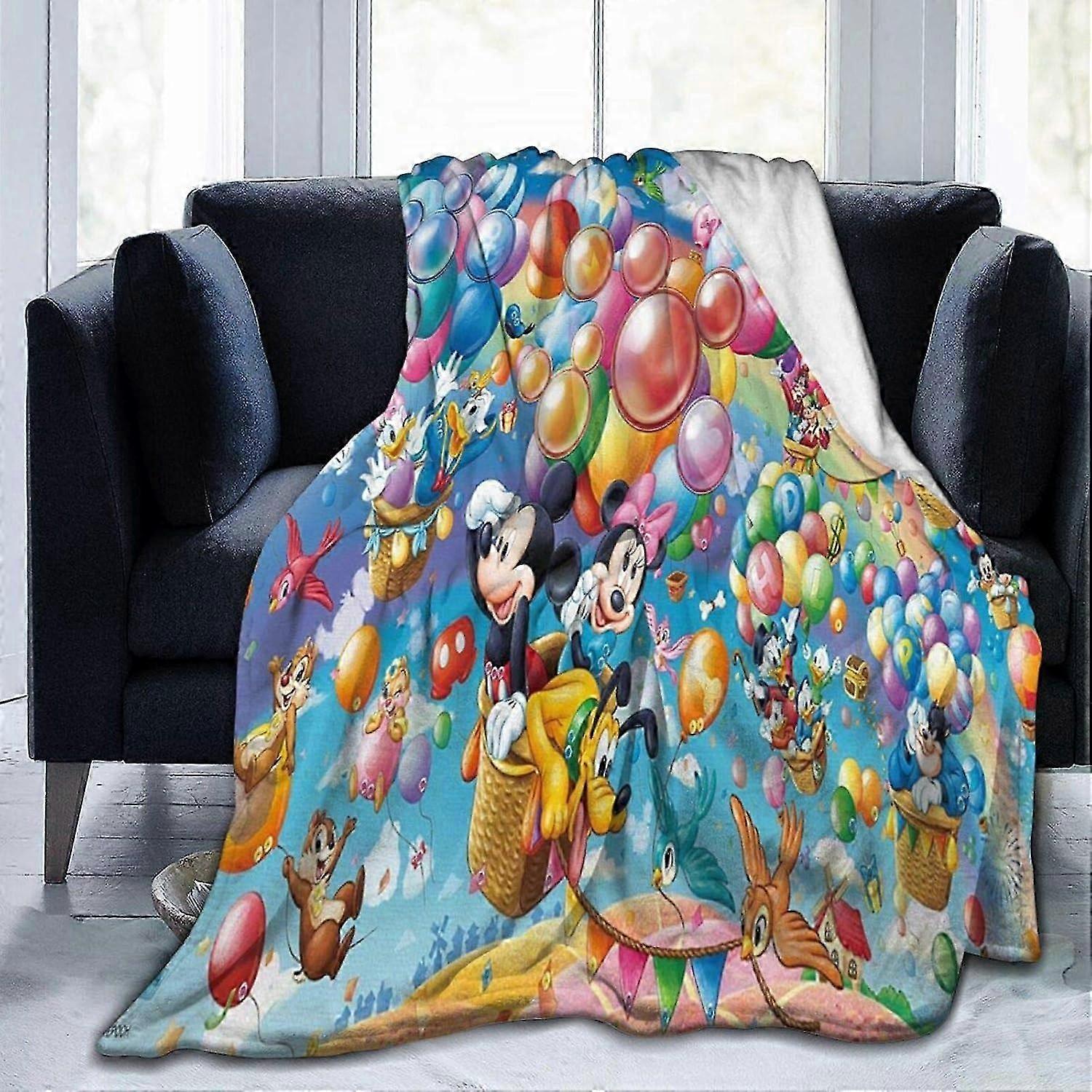 Vintage Disney Characters Lightweight Blanket Throws Super Soft Lightweight All Season Use Easy care Multiple Sizes 25-26
