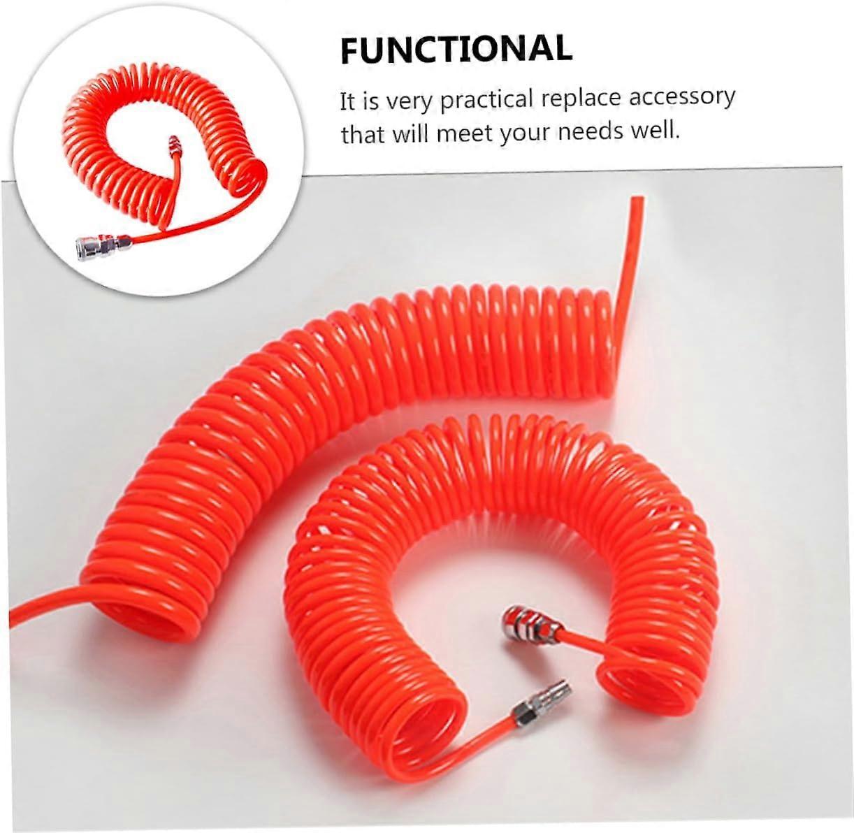 Pressure PU Air Compressor Hose Flexible Tube With Connector For Portable Pneumatic Tools Elastic Resistant