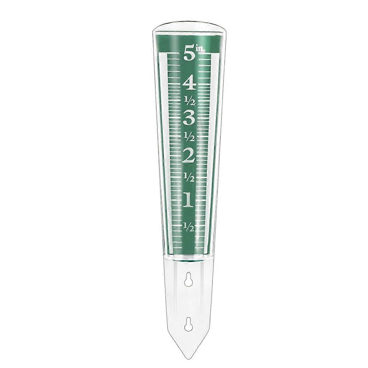 5-Inch Garden Rain Gauge Rain Garden Magnifying Scale and Numbers
