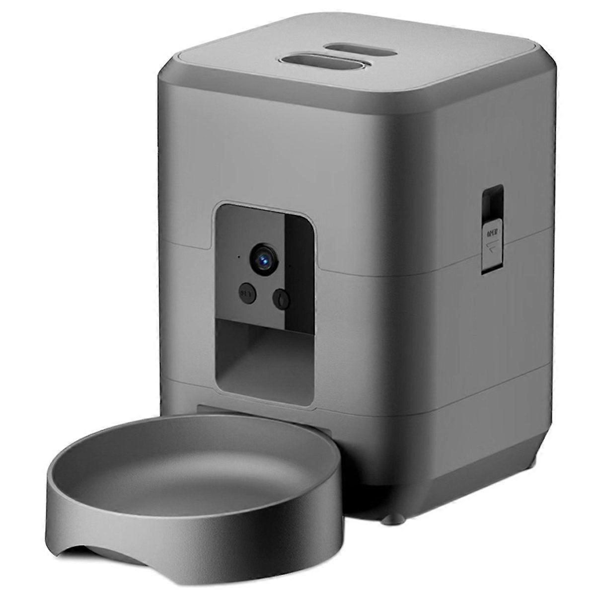2L Automatic Pet Feeder Cat Pet Feeder Wi-Fi & Camera Controlled Feeder Food Dispenser Remote App U