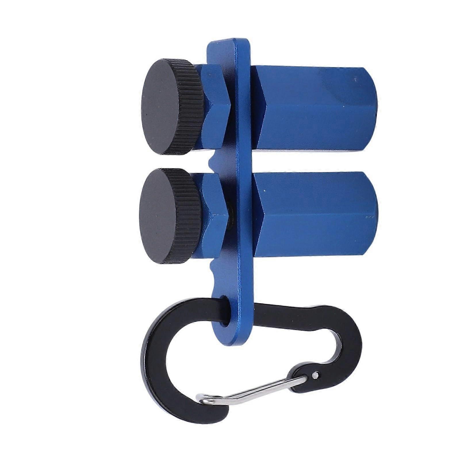 Heavy Duty Aluminum Alloy Clamping Tool Nonslip Measurement Clamps Blue And Black For Secure Positioning And Precision