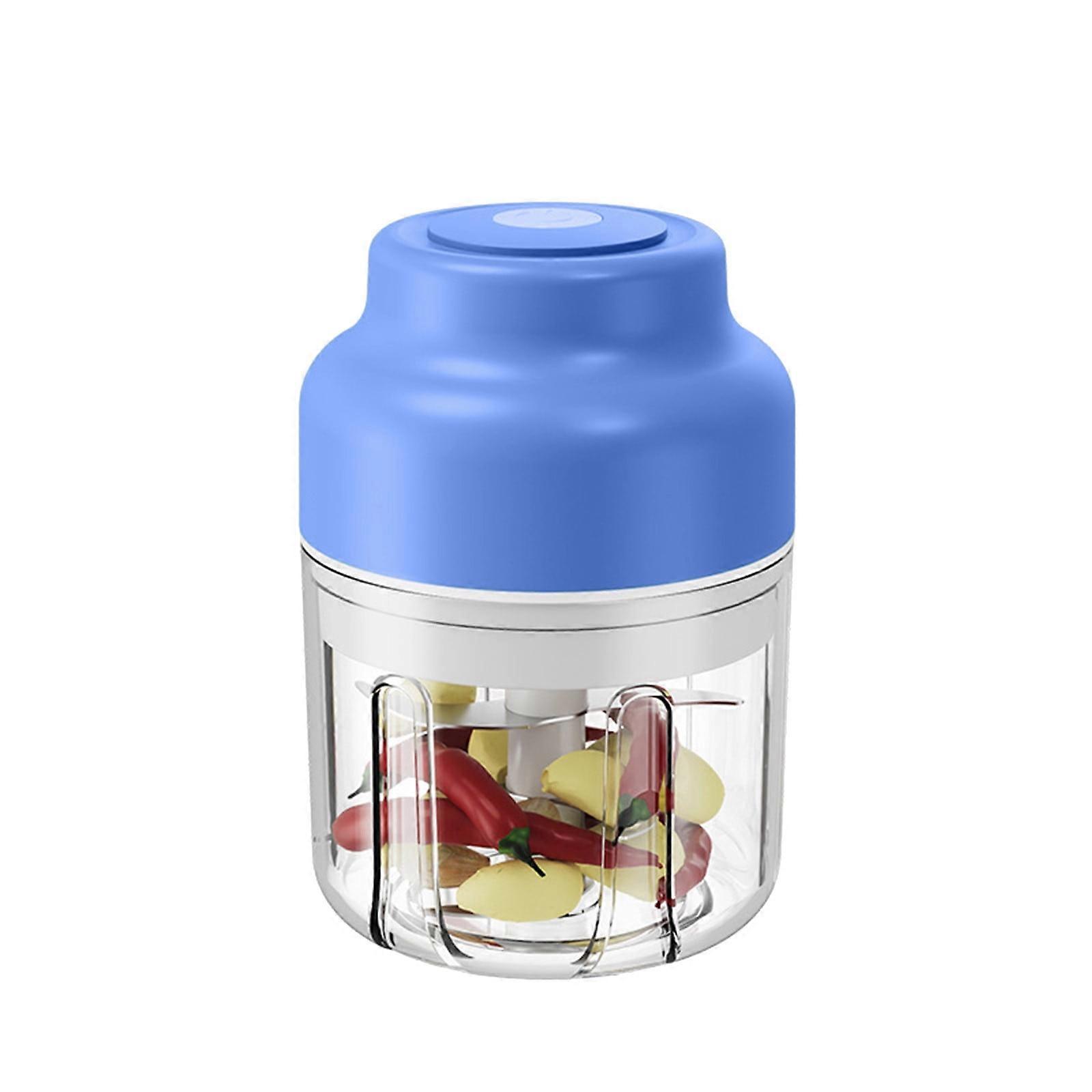 Wireless Mini Electric Garlic Puree Machine, Automatic Stirring & Peeling, Compatible with Kitchen Garlic Press & Food Processor